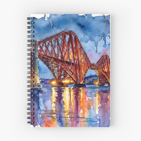 Item preview, Forth Bridge, Edinburgh, Scotland Watercolour designed and sold by davidelder.