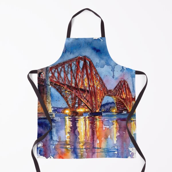 Item preview, Forth Bridge, Edinburgh, Scotland Watercolour designed and sold by davidelder.