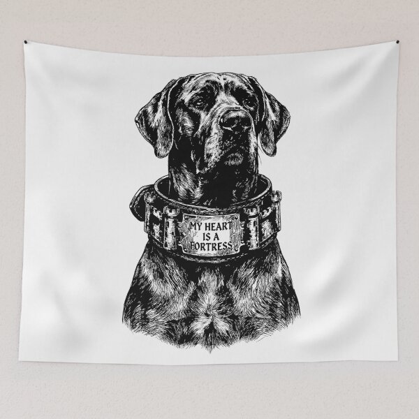 Item preview, The Fortress Collar - Great Dane Dog designed and sold by bapupa.