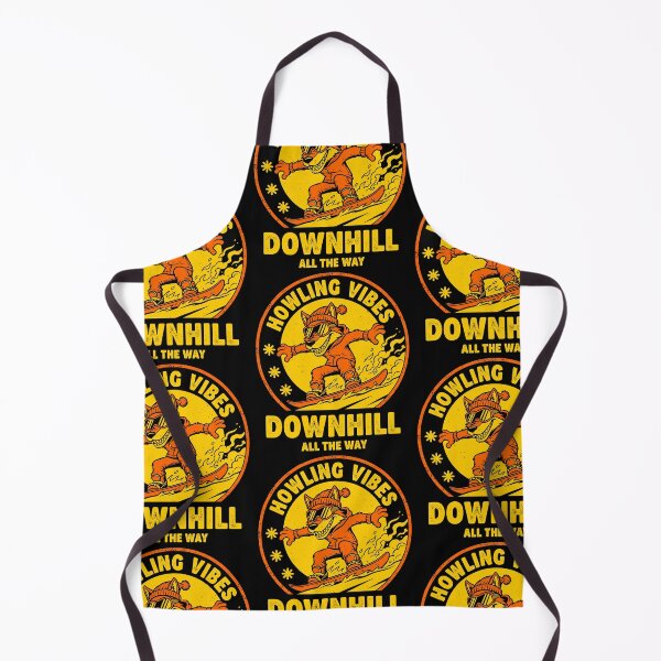 Item preview, Funny Snowboarder Wolf Howling Vibes Downhill Snowboarding designed and sold by GrandeDuc.