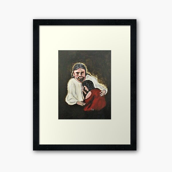Mercy, No Sin To Great Framed Art Print