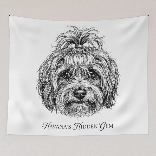 Item preview, Havana's Hidden Gem - Havanese Dog designed and sold by bapupa.