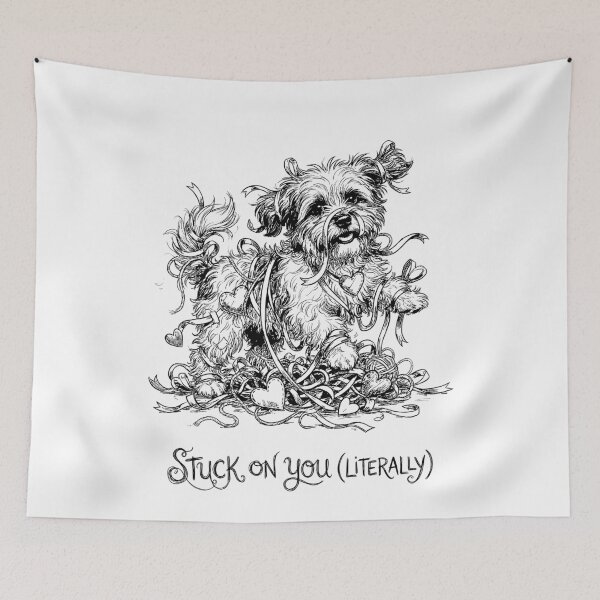Item preview, Stuck on You - Havanese Dog designed and sold by bapupa.