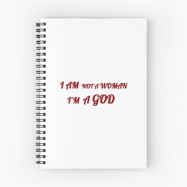 Item preview, I AM NOT A WOMAN, I'M A GOD HALSEY designed and sold by lyxxyl.