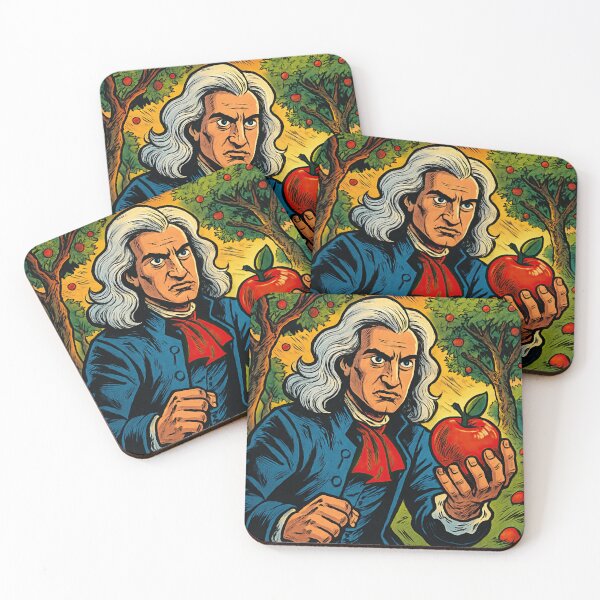 Item preview, Isaac Newton | Comics stylCartoone -  designed and sold by ComicsFactory.