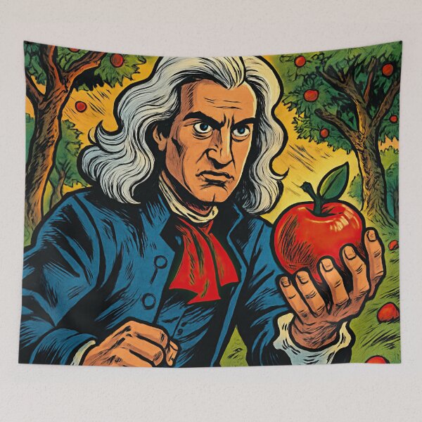 Item preview, Isaac Newton | Comics stylCartoone -  designed and sold by ComicsFactory.