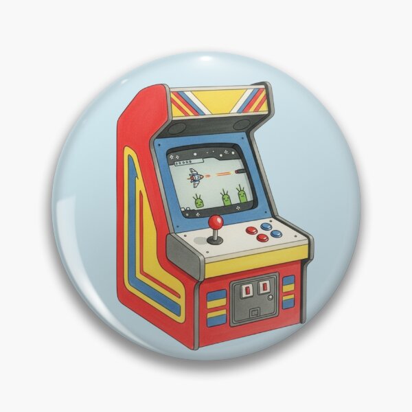 Item preview, 80s Retro Arcade Machine Classic Gaming Illustration designed and sold by Pasteltone.