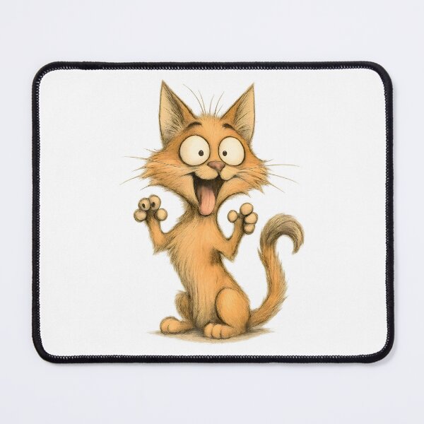 Item preview, Excited Expressive Cat designed and sold by Yomere.