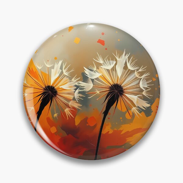Item preview, Dandelions in Vibrant Splashes designed and sold by cuprum.
