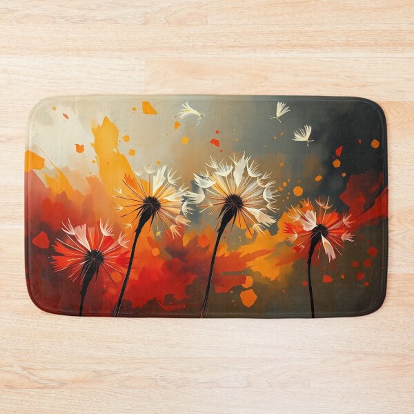 Item preview, Dandelions in Vibrant Splashes designed and sold by cuprum.