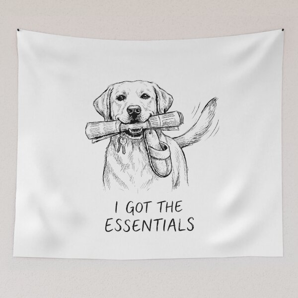 Item preview, The Efficient Helper - Labrador Retriever Dog designed and sold by bapupa.
