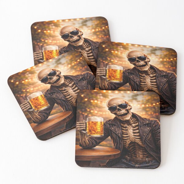 Item preview, After-work skeleton – bar night designed and sold by NeedfulThingsOb.