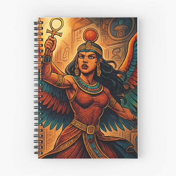 Item preview, Isis, Egyptian Goddess of magic and wisdom, winged | Comics stylCartoone -  designed and sold by ComicsFactory.