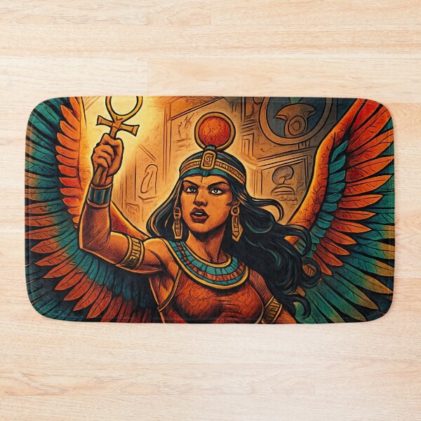 Item preview, Isis, Egyptian Goddess of magic and wisdom, winged | Comics stylCartoone -  designed and sold by ComicsFactory.