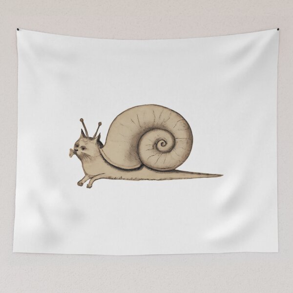 Item preview, Medieval Snail Cat Hybrid Monster designed and sold by sphykpggbwm48.