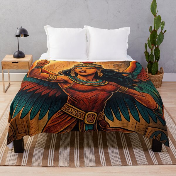 Item preview, Isis, Egyptian Goddess of magic and wisdom, winged | Comics stylCartoone -  designed and sold by ComicsFactory.
