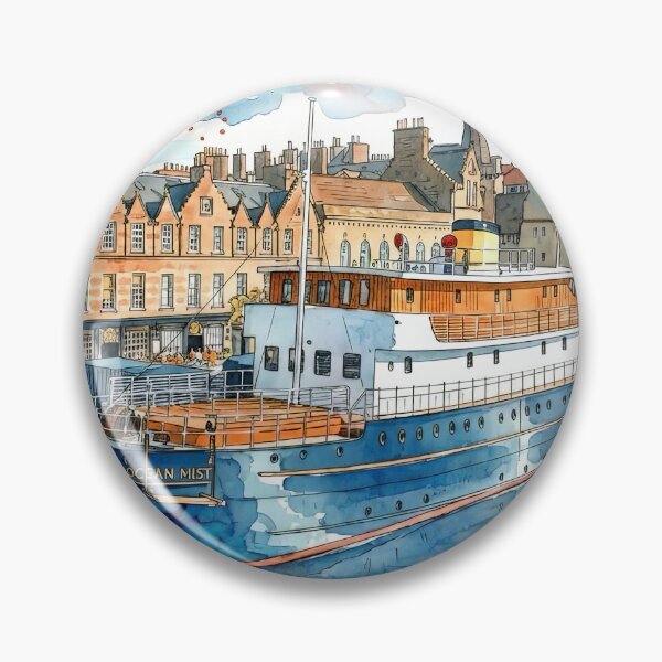 Item preview, Leith Shore, Edinburgh, Scotland Watercolour designed and sold by davidelder.
