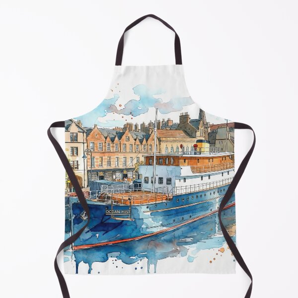 Item preview, Leith Shore, Edimburgo, Escocia Acuarela designed and sold by davidelder.