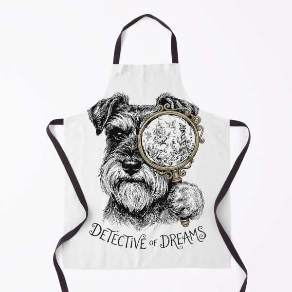 Item preview, Detective of Dreams - Miniature Schnauzer Dog designed and sold by bapupa.