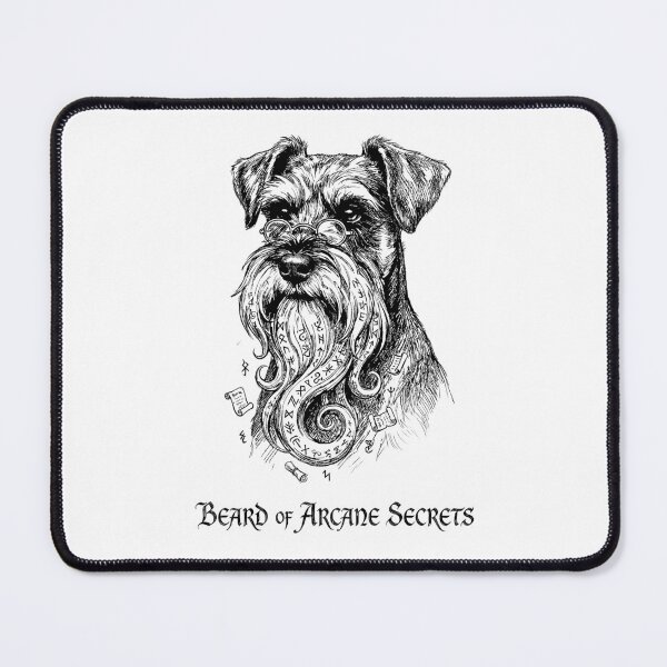 Item preview, The Arcane Professor - Miniature Schnauzer Dog designed and sold by bapupa.