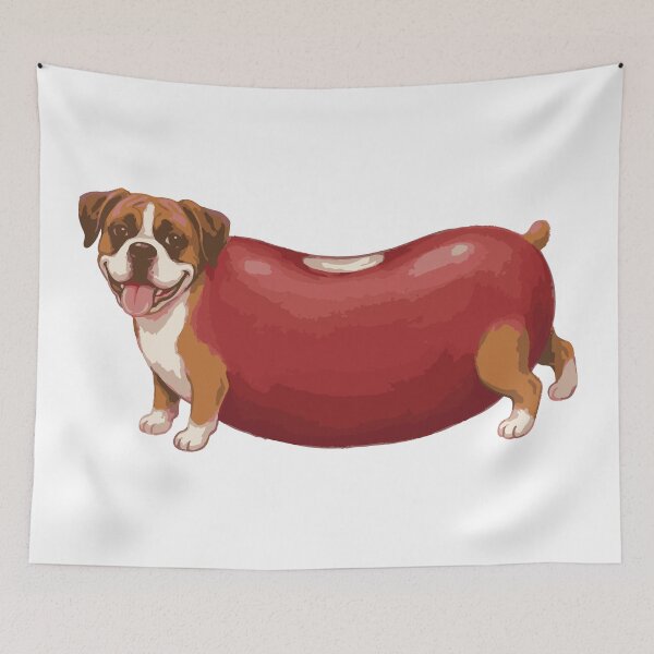 Item preview, I Identify As A Kidney Bean Funny Boxer Meme designed and sold by Petzzz.