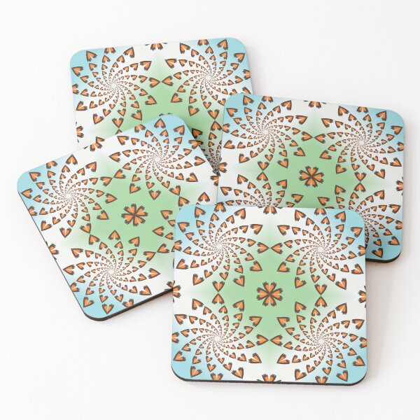 Item preview, Infinite Heart Petal Vortex Pattern designed and sold by OIL Pattern Design .