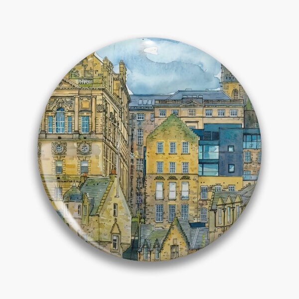 Item preview, Waverley Bridge, Edinburgh, Scotland, Watercolour designed and sold by davidelder.