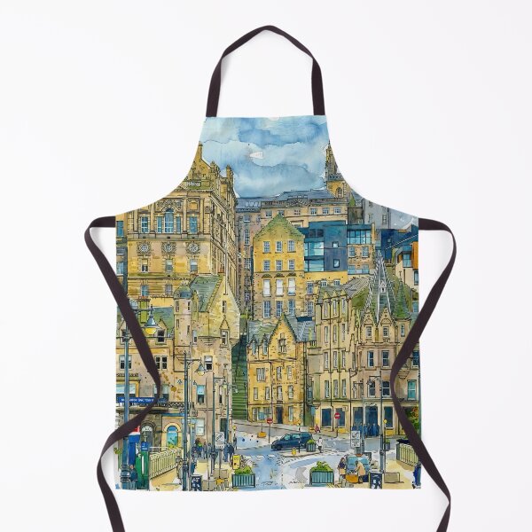 Item preview, Waverley Bridge, Edinburgh, Scotland, Watercolour designed and sold by davidelder.