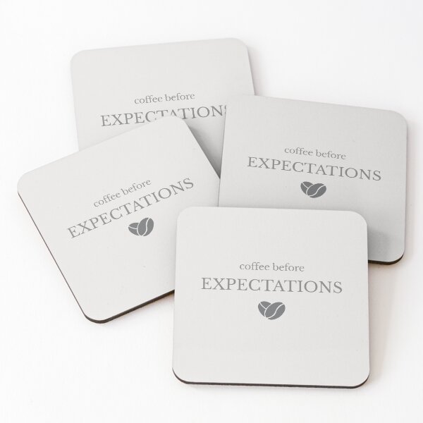 Item preview, Coffee Before Expectations Minimalist Design designed and sold by Minimalist Typography.
