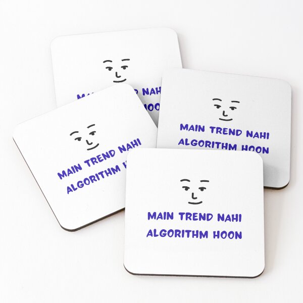 Item preview, Main trend nahi algorithm hoon- famous stickers designed and sold by prettyprinting.