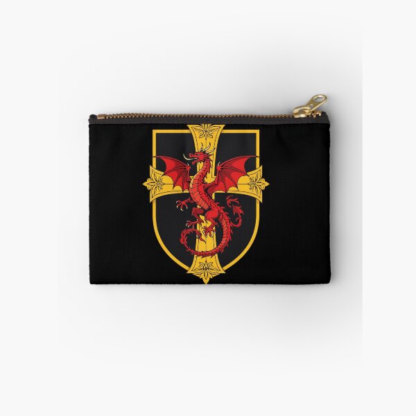 Item preview, Red Dragon And Medieval Cross designed and sold by taiche.