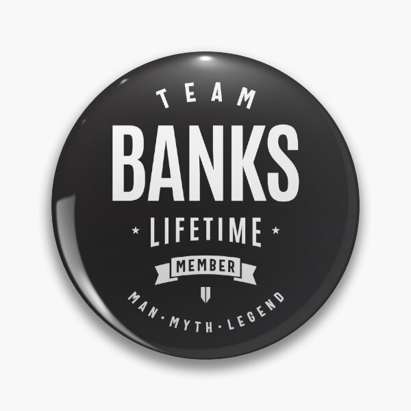 Item preview, Team Banks Lifetime Member Funny Name Banks designed and sold by cidolopez.