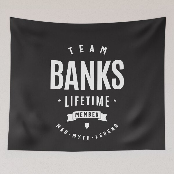 Item preview, Team Banks Lifetime Member Funny Name Banks designed and sold by cidolopez.