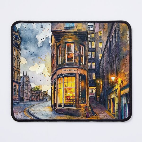 Item preview, Cockburn Street, Edinburgh, Watercolour Painting designed and sold by davidelder.