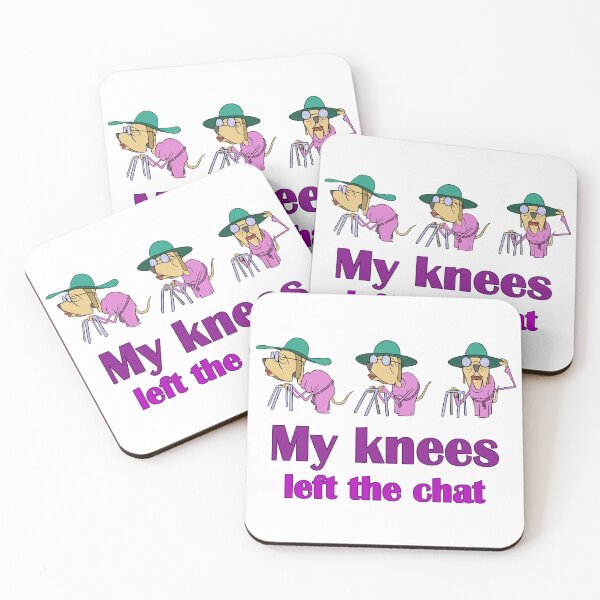 Item preview, My knees left the chat designed and sold by liquid-print.