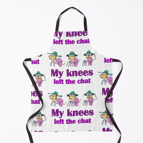 Item preview, My knees left the chat designed and sold by liquid-print.