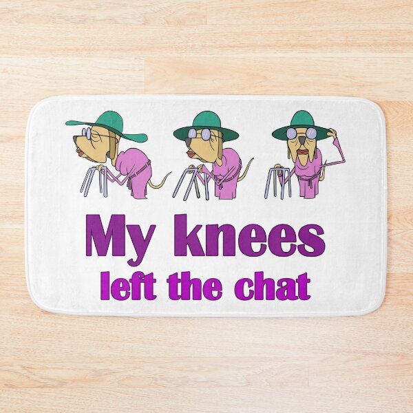 Item preview, My knees left the chat designed and sold by liquid-print.