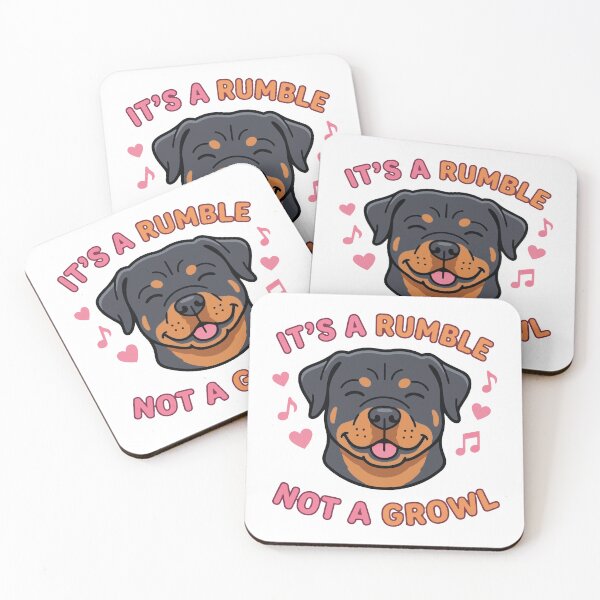 Item preview, It Is A Rumble Not A Growl Rottweiler Quote designed and sold by Petzzz.
