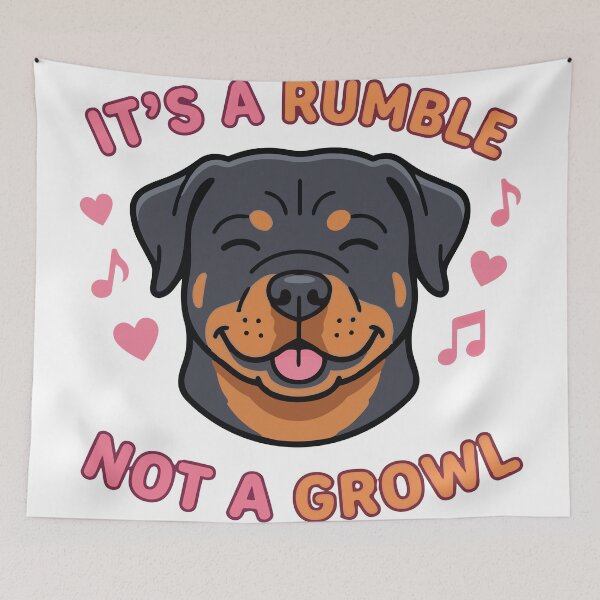 Item preview, It Is A Rumble Not A Growl Rottweiler Quote designed and sold by Petzzz.