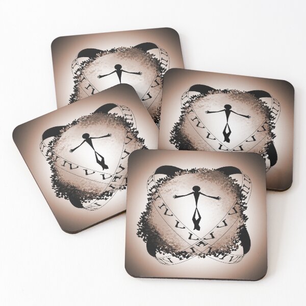 Item preview, Surreal Time Loop Wall Art – Abstract Infinity Portal Silhouette Poster designed and sold by Tagd-Threadz.