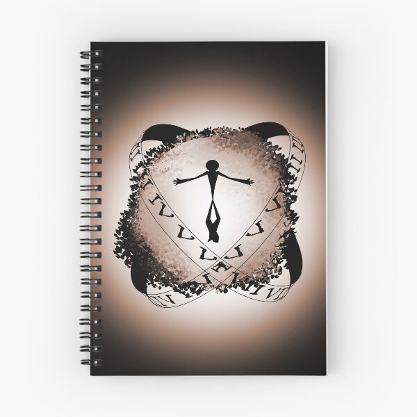 Item preview, Surreal Time Loop Wall Art – Abstract Infinity Portal Silhouette Poster designed and sold by Tagd-Threadz.
