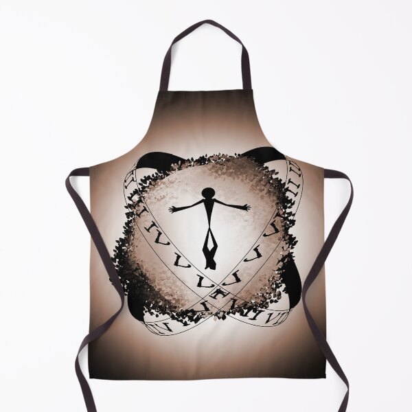 Item preview, Surreal Time Loop Wall Art – Abstract Infinity Portal Silhouette Poster designed and sold by Tagd-Threadz.