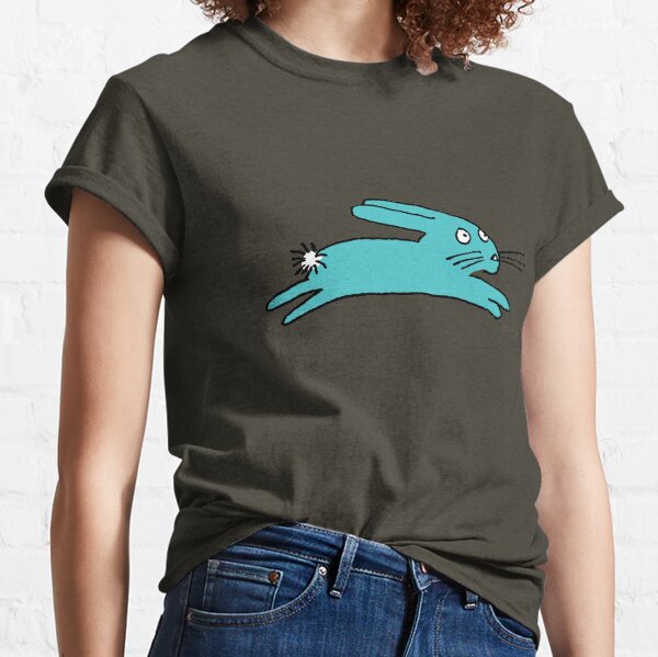 Turquoise Leaping Bunny Classic T-Shirt