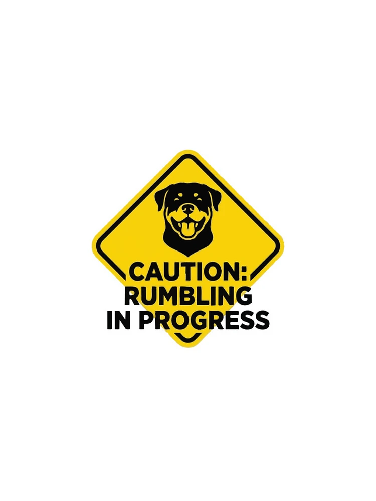 Thumbnail 4 of 4, Samsung Galaxy Phone Case, Warning Rumbling In Progress Rottweiler Sign designed and sold by Petzzz.