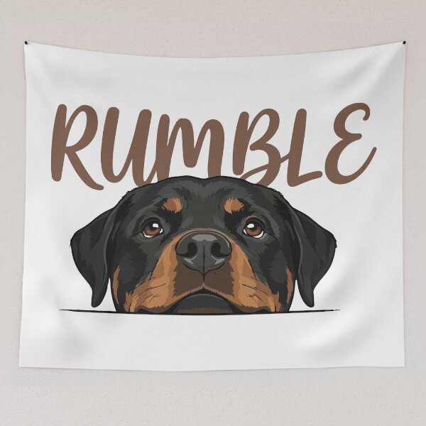 Item preview, My Love Language Is Grumbling Cute Rottweiler designed and sold by Petzzz.