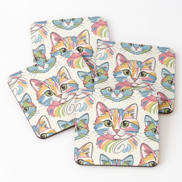 Item preview, Purrfectly playful cat patterns for every space   designed and sold by Vanich-Panich.