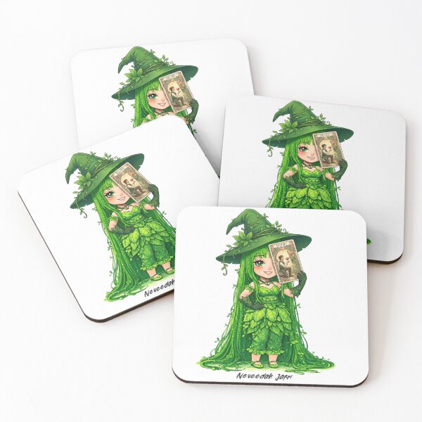 Item preview, Neveedah Jafri Character green moss magic witch leaves grass girl designed and sold by NeveedahJafri.