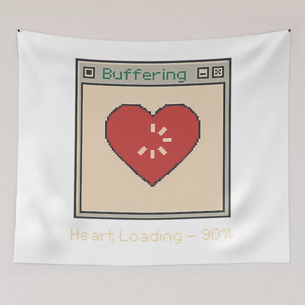Item preview, Heart Loading 90 Percent Retro designed and sold by sphykpggbwm48.