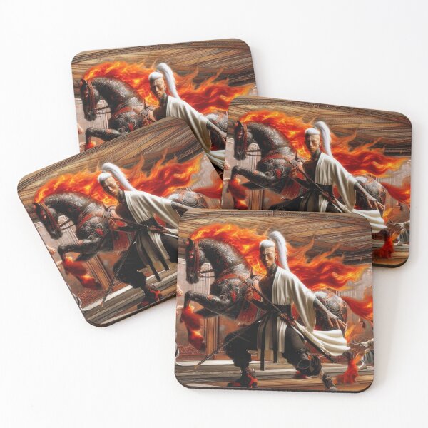 Item preview, The Fire Horse: Guardian of the Burning Year designed and sold by KRISS DEL - STUDIO.