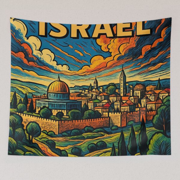 Item preview, Israel landscape | Comics stylCartoone -  designed and sold by ComicsFactory.